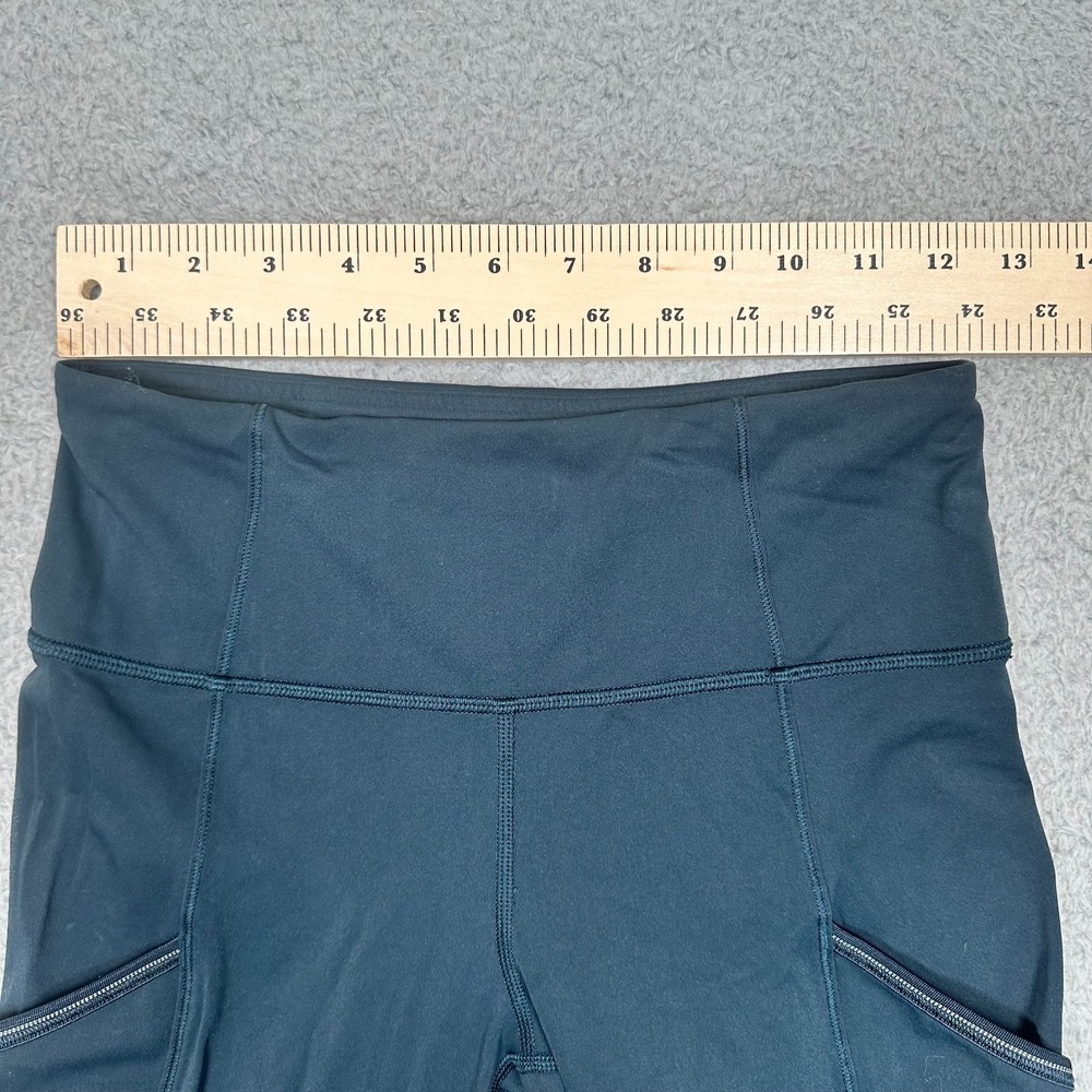 Lululemon Fresh Track Tight Fleece Size 4 Nocturnal Teal NCTL 92949 - Picture 10 of 12